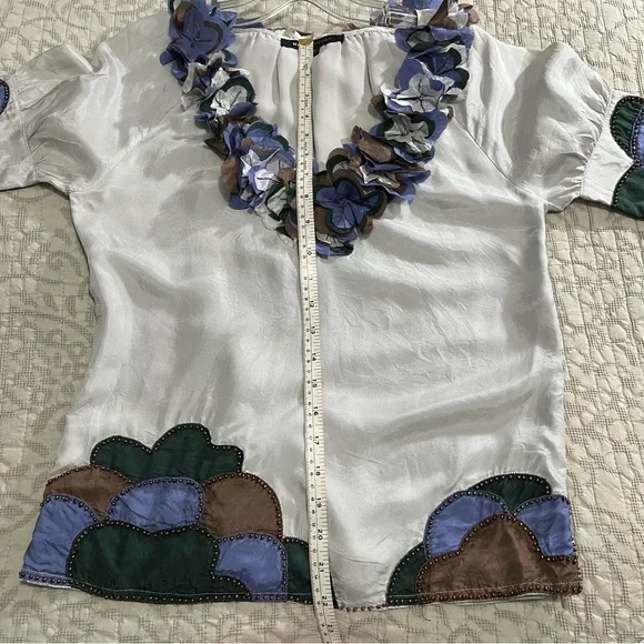 Marc Jacobs Multicolor Ruffle Blouse - Picture 14 of 16